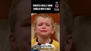 Parents finally show toddler whos boss 🫡 supernanny jofrost childcare family [upl. by Anatniuq]