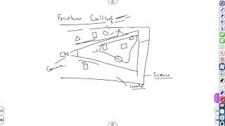 Lecture 3 View Frustum Frustum Culling and Occlusion culling [upl. by Theodor48]