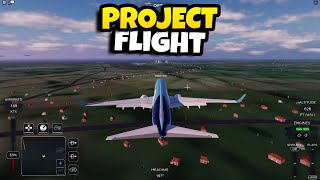 Becoming a RYANAIR PILOT In Project Flight Roblox [upl. by Dolphin470]