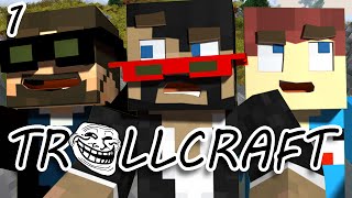 Minecraft TrollCraft Ep 1  THE MADNESS BEGINS [upl. by Clite130]