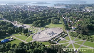 Norway Oslo Frogner Park Vigelelandspark Vigeland Sculpture Park [upl. by Bronez]