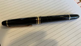 MONTBLANC Meisterstuck Classique Fountain Pen 145106513 [upl. by Nillek]