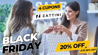 Cupom de desconto ZATTINI Novembro 2024 🖤 20 OFF Primeira compra  Frete grátis » Black Friday [upl. by Attennod]