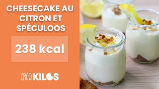 Cheesecake au citron et Spéculoos CroqKilos [upl. by Pytlik]