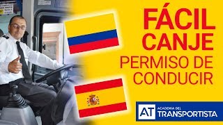 Cómo Canjear tu Permiso de Conducir Colombiano en España Te Explicamos la Forma de Hacerlo [upl. by Acinor]