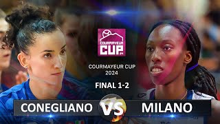 Gold Final of Courmayeur Cup 2024  Prosecco Doc Imoco Conegliano vs Vero Volley Milano [upl. by Ayalahs]