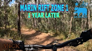 MARIN RIFT ZONE 1  2023  2024  Daisy Hill MTB Trails [upl. by Barayon]