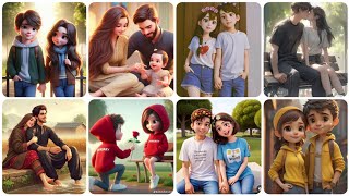 cartoon couple wallpapercartoon love photo girl and boylove cartoon photocute couples wallpaper [upl. by Anayhd]