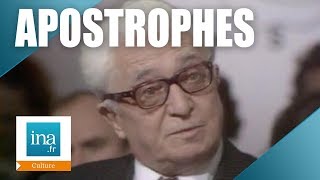 Apostrophes  Fernand Braudel quotLa transparence et léconomie capitalistequot  Archive INA [upl. by Aillimac]