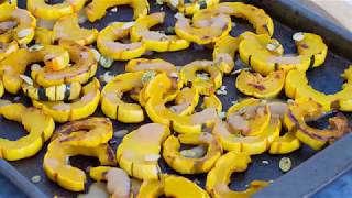 Roasted Delicata Squash Recipe [upl. by Modesta]