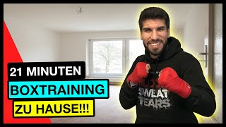 Boxtraining für ZUHAUSE zum Mitmachen Auch für Anfänger [upl. by Ojoj]