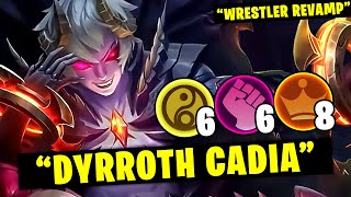 UPDATE BARU WRESTLER TERLALU NGERI  DYRROTH CADIA  Magic Chess Mobile Legends [upl. by Jerrome]