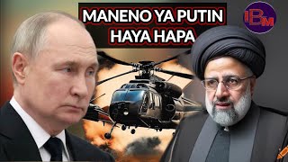 HAYA NDIYO ALIYOONGEA PUTIN KWENYE MSIBA WA EBRAHIM RAISI [upl. by Nelo]