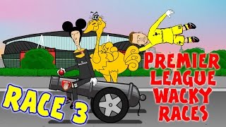 RACE 3 Premier League Wacky Races Everton 02 Man City goals highlights [upl. by Clyve]