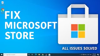 Fix Microsoft Store Not Working On Windows 10  Reinstall Microsoft Store [upl. by Eelram176]