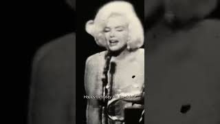 Marilyn Monroe sings Happy Birthday [upl. by Lehcin169]