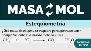 Estequiometria Cómo resolver cálculos masamol y molmasa [upl. by Eem]