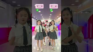 Các bạn thích Team nào hơn  Follow Me  Thi nhảy Lớp Kid Dance Thầy Huy [upl. by Dviad]