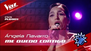 TeamLali  Ángela Navarro  “Me quedo contigo”  Playoffs  La Voz Argentina 2022 [upl. by Tronna873]