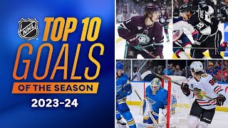 NHL Top 10 Goals of the 202324 Season [upl. by Calvo]