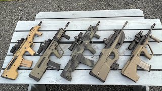 Bullpup Battle  Hellion vs MDRX vs AUG vs Tavor vs FS2000 [upl. by Adle]