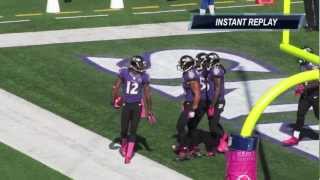 Jacoby Jones 108 yard return and CELEBRATION [upl. by Fradin]