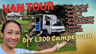 COMPLETE VAN TOUR  L300 Campervan  Vanlife Philippines  FilAmstagram  Big White  DIY Campervan [upl. by Woodrow]