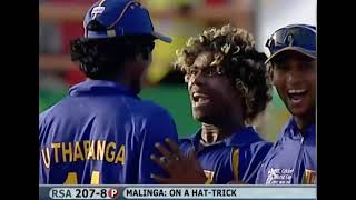 Lasith Malinga four wickets in four balls  South Africa 2007 WC [upl. by Anoel]