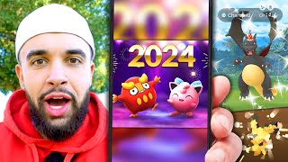 Pokémon GO New Year’s 2024 Event [upl. by Ecirtra]