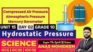 G10  U15  HYDROSTATIC PRESSURE  DAY 02  10TH OF OCT  SCIX SCIENCE CLASS  ANAS MOHIDEEN [upl. by Goltz682]