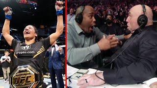 UFC 269 Commentator Booth Reactions [upl. by Ardnuahs]