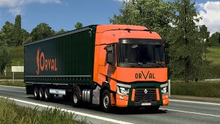 ETS2  Delivery of Orval Trappist Ale from Belgium  Realistic Driving amp Traffic [upl. by Marj]