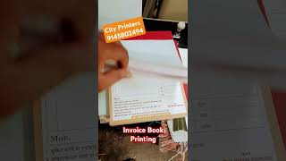 Invoice Book  Bill Book Printing Service in Maharashtra printingshop printing printingsolution [upl. by Robinett403]