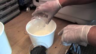 Mixing Polyurethane Foam Liquid [upl. by Erdnaek]