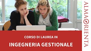 Laurea in Ingegneria gestionale [upl. by Alo]