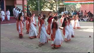 Bengali Theme Republic Day Celebration St Johns School Allipur  MH [upl. by Mireille]