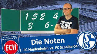 🔴 1 FC Heidenheim vs Schalke 04 vergib deine Note für unsere Spieler [upl. by Yhtommit]