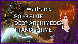 Warframe  Jade Shadows  Titania Prime Elite Deep Archimedea [upl. by Reppart]