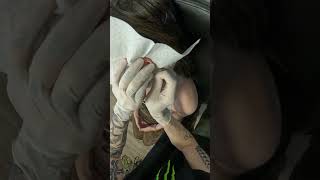 Lobe piercing POV piercing povpiercingpiercinglovers magyaryoutube [upl. by Atiuqad]