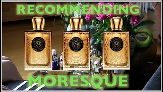 MORESQUE TESTING PART 1 MY FIRST IMPRESSIONS JASMINISHA SETA ALMA PURE DIADA FRAGRANCES SEQ 12 [upl. by Atsyrk133]