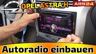 Autoradio Opel Astra H einbauen  Wie funktioniert der CANBUS  ARS24 [upl. by Laroc]