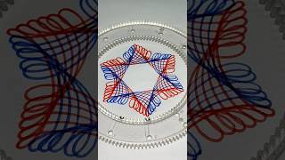 Easy Spirograph Designs Colourful Spirograph Art  satisfying art shorts shortfeed reels [upl. by Zelda]