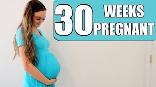 Braxton Hicks Contractions amp Getting Sick  30 WEEKS PREGNANCY UPDATE [upl. by Gomez]