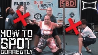 How to Spot Correctly  Spotting the Bench Squat and Deadlift in the Gym [upl. by Garcon]