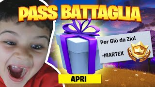 REGALO A MIO NIPOTE IL PASS BATTAGLIA STAGIONE 8 SU FORTNITE [upl. by Edelsten]