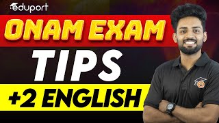 Plus Two English Onam Exam Syllabus  Onam Portions  Eduport Plus Two [upl. by Kos]