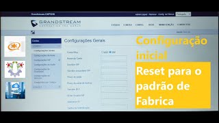 Configurando Telefone IP Grandstream GXP1610 Reset Padrão de Fábrica [upl. by Yrocej]