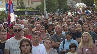 Info  Protest u Jagodini protiv iskopavanja litijuma TV KCN 07082024 [upl. by Anelrahs]