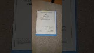 AUTHENTICATED CERTIFICATE OF LIVE BIRTH  FEDERAL AND STATE LEVEL shorts [upl. by Koslo189]