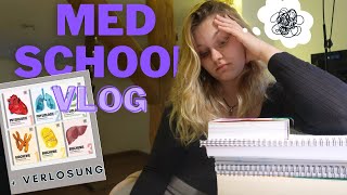 Medizin Uni Vlog💜  Der Struggel mit Biochemie beginnt💙💚  CORETEXTSkript Verlosung [upl. by Hobbie352]